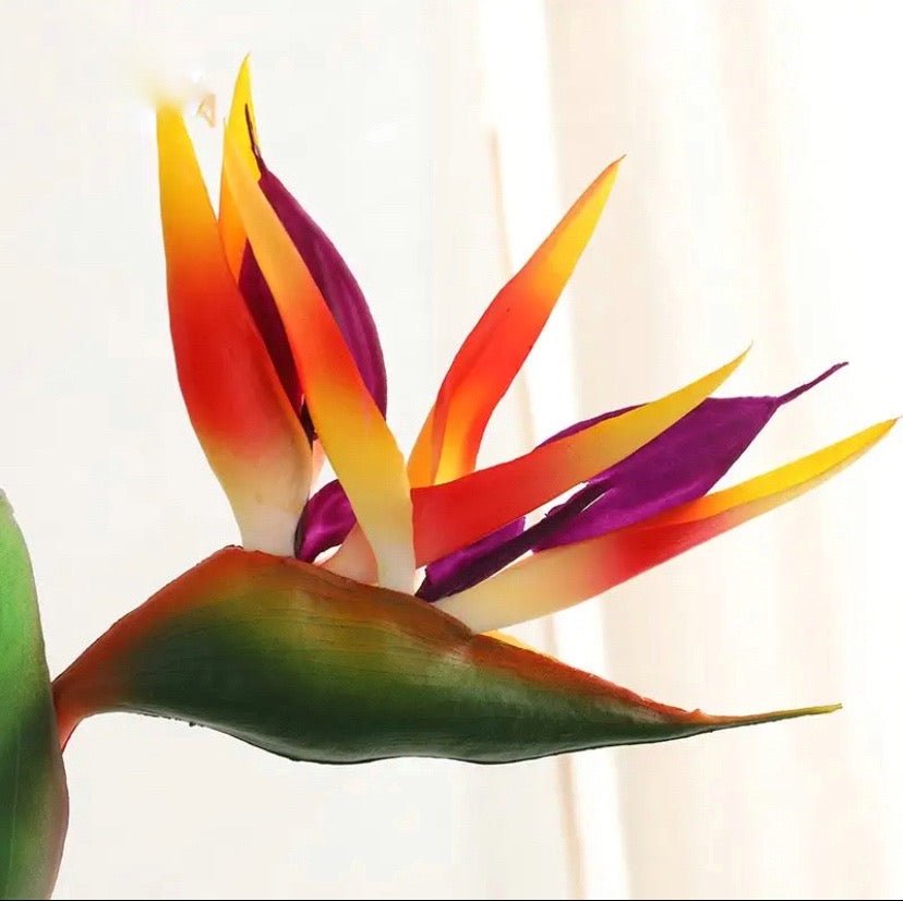 Artificial Birds of Paradise, Tropical Flowers, Orange Flowers, Artificial Flowers, Fake Birds of Paradise, Silk Spring Wedding Flowers - Floralific