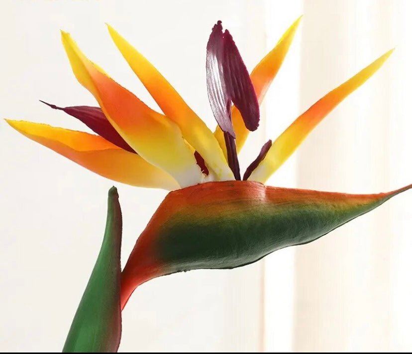 Artificial Birds of Paradise, Tropical Flowers, Yellow Flowers, Artificial Flowers, Fake Birds of Paradise, Silk Spring Wedding Flowers - Floralific