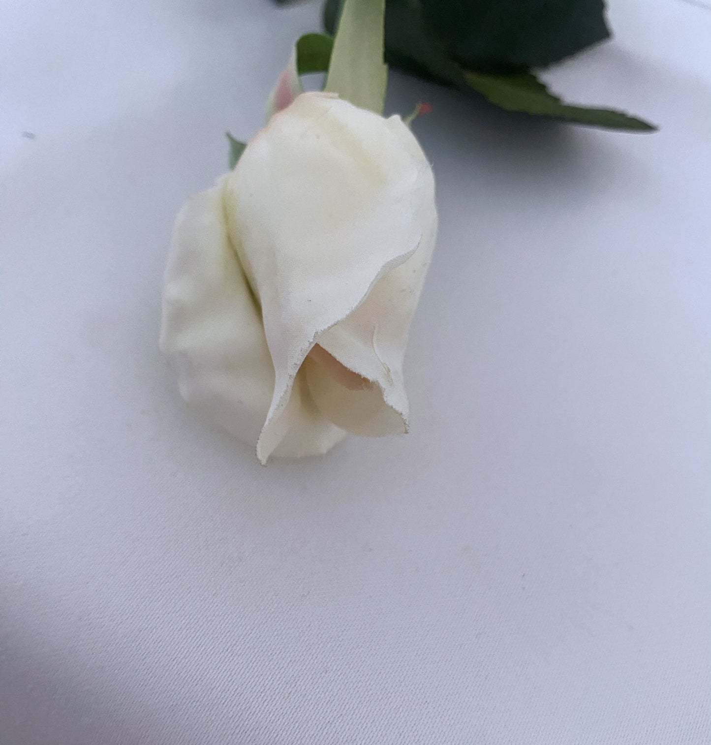 Artificial Cream Roses, Real Touch White Bud Roses, White Flowers, Artificial Flowers, White Flowers, Silk Faux Flowers, Wedding Flowers - Floralific