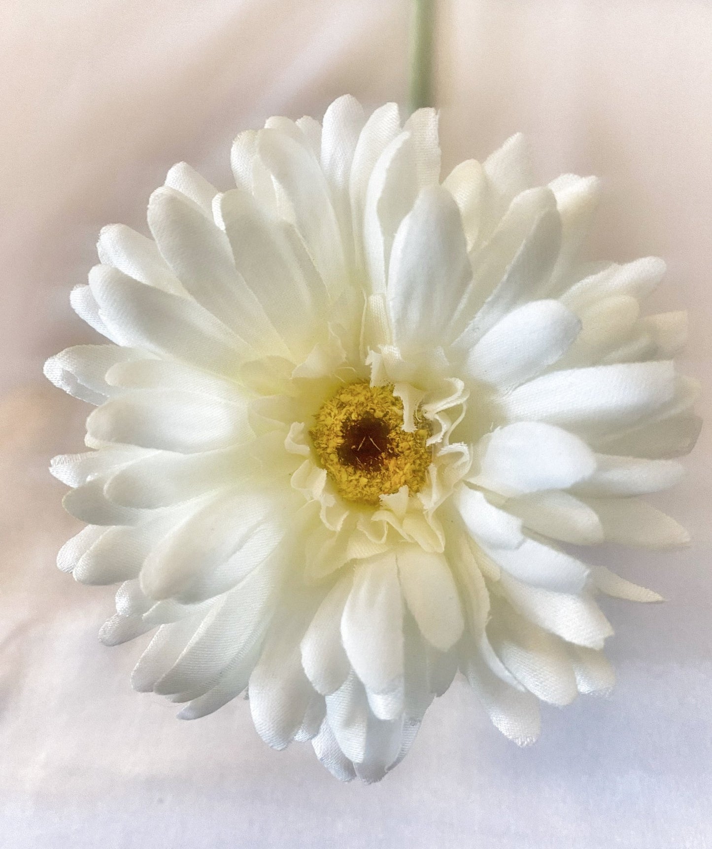 Artificial Gerbera Flowers Ivory White Artificial Flowers Faux Fake Gerbera, Gerbera Daisy, Silk Spring Wedding White Flowers Gift for Her. - Floralific