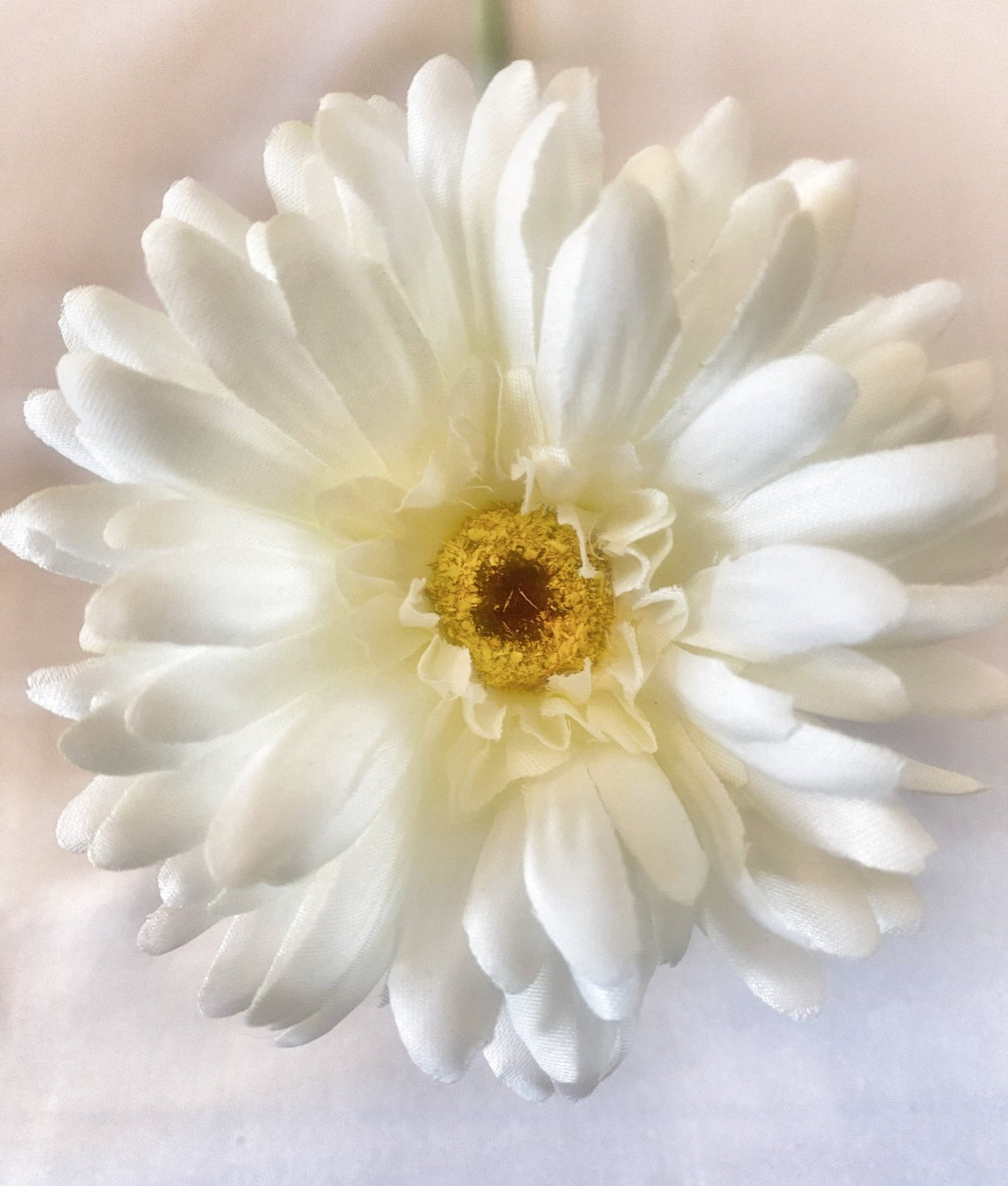 Artificial Gerbera Flowers Ivory White Artificial Flowers Faux Fake Gerbera, Gerbera Daisy, Silk Spring Wedding White Flowers Gift for Her. - Floralific