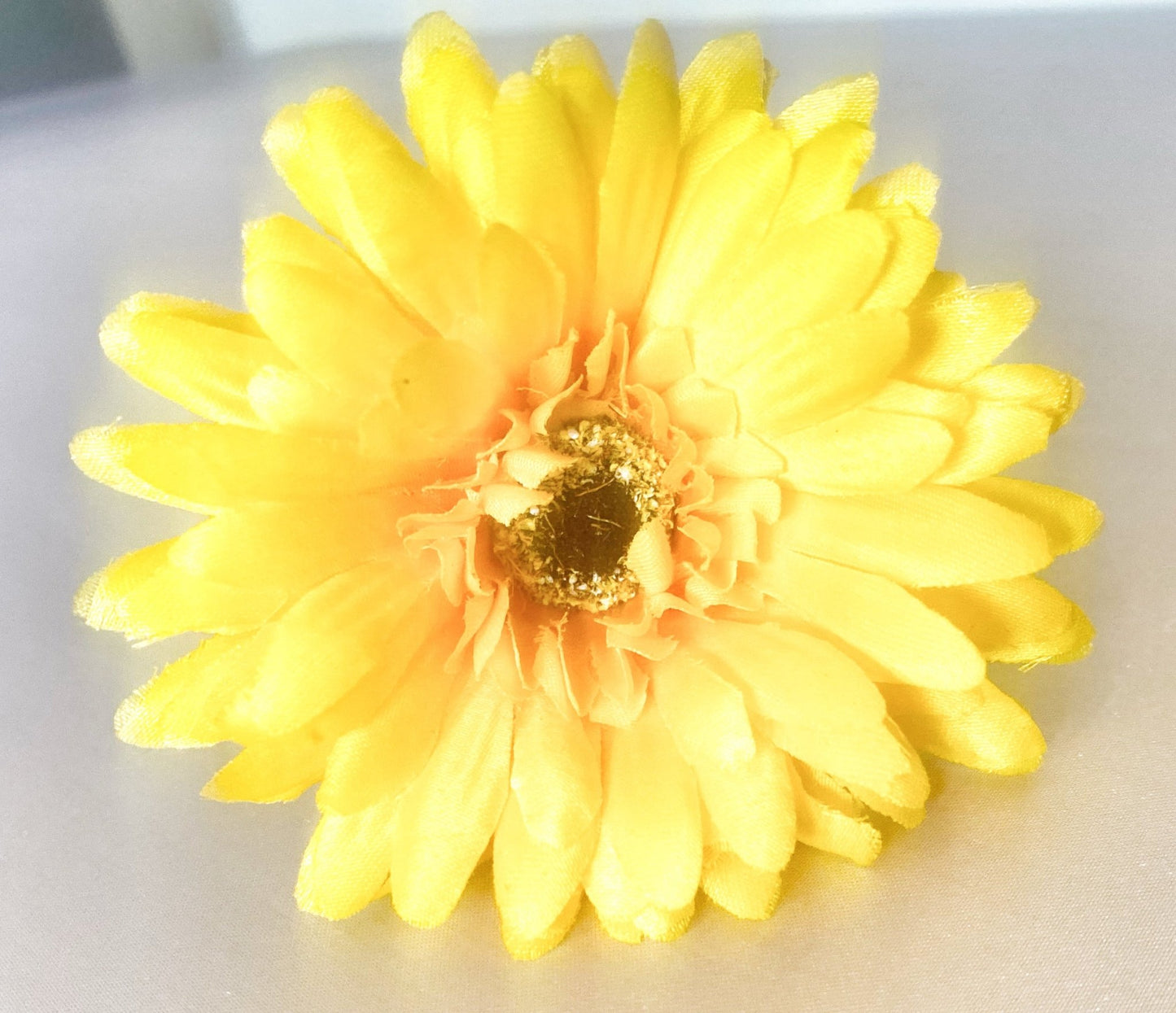 Artificial Gerbera Flowers Yellow Faux Flowers, Fake Gerbera, Gerbera Daisy Flowers, Silk Spring Wedding. Yellow Flowers, Gift for Her. - Floralific