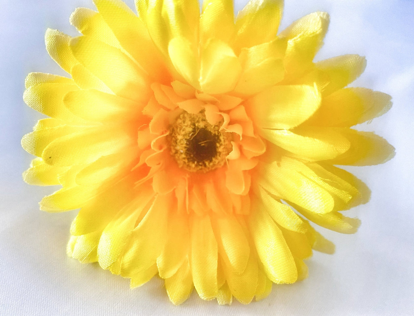 Artificial Gerbera Flowers Yellow Faux Flowers, Fake Gerbera, Gerbera Daisy Flowers, Silk Spring Wedding. Yellow Flowers, Gift for Her. - Floralific