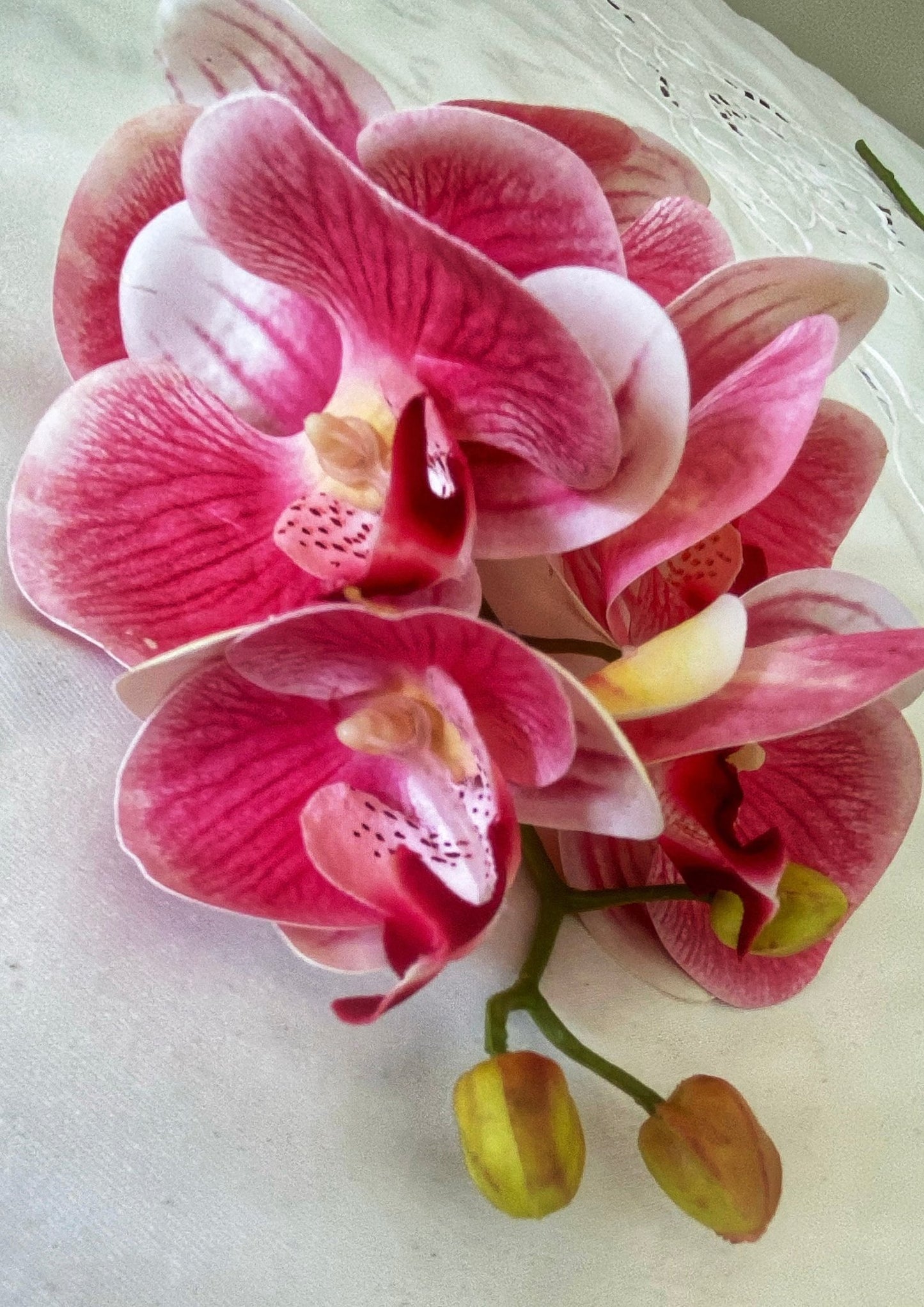 Artificial Orchid, Flowers Gift for Her, Real Touch Orchids, Pink Orchid Phalaenopsis, Artificial Flowers Faux Orchid, Pink Flowers, Wedding - Floralific