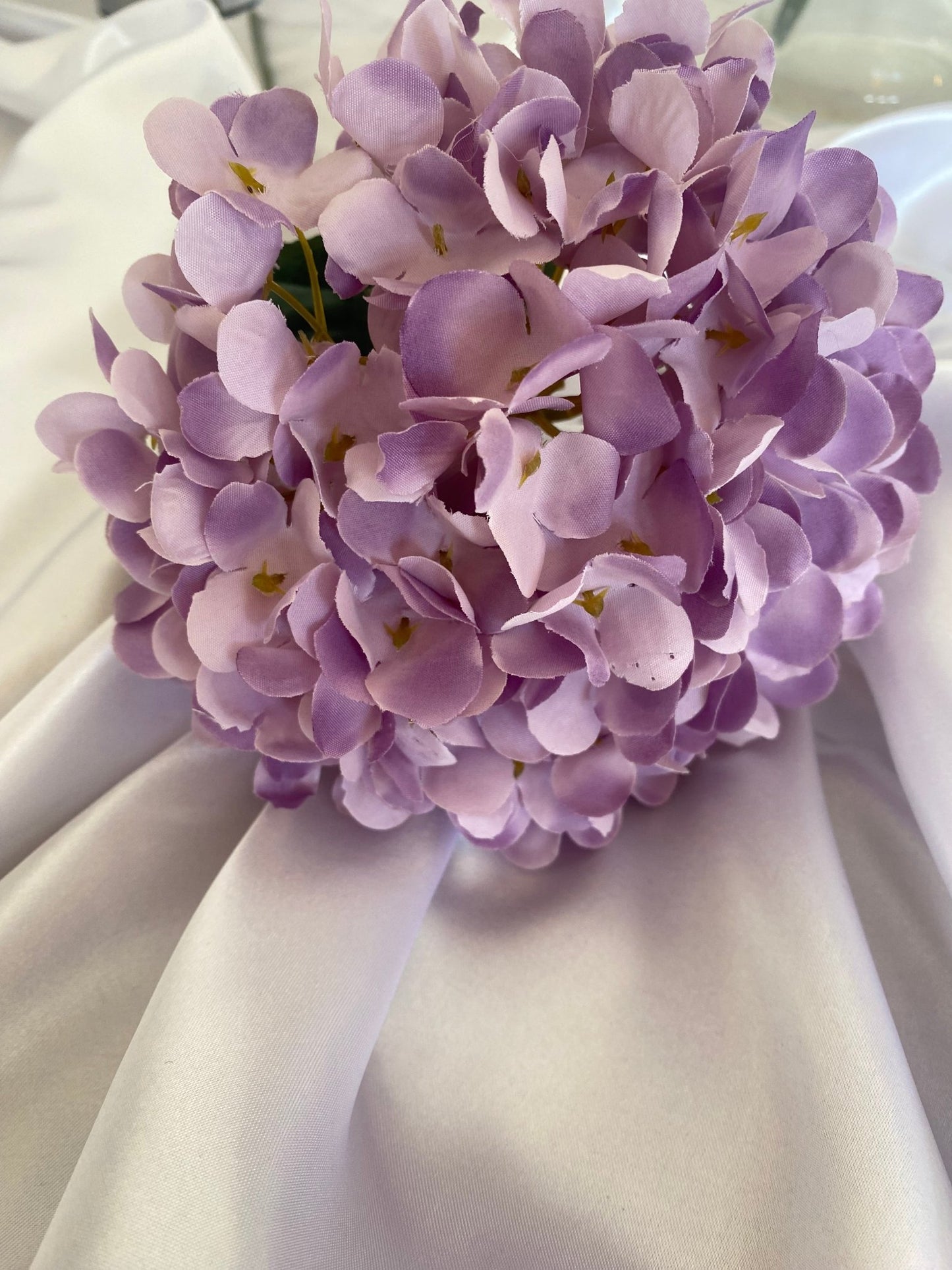 Artificial Purple Hydrangea Flower Lilac, Purple Flowers, Lilac Flowers, Faux Hydrangeas Wedding Flowers, Fake Silk Flowers, Lilac Hydrangea - Floralific