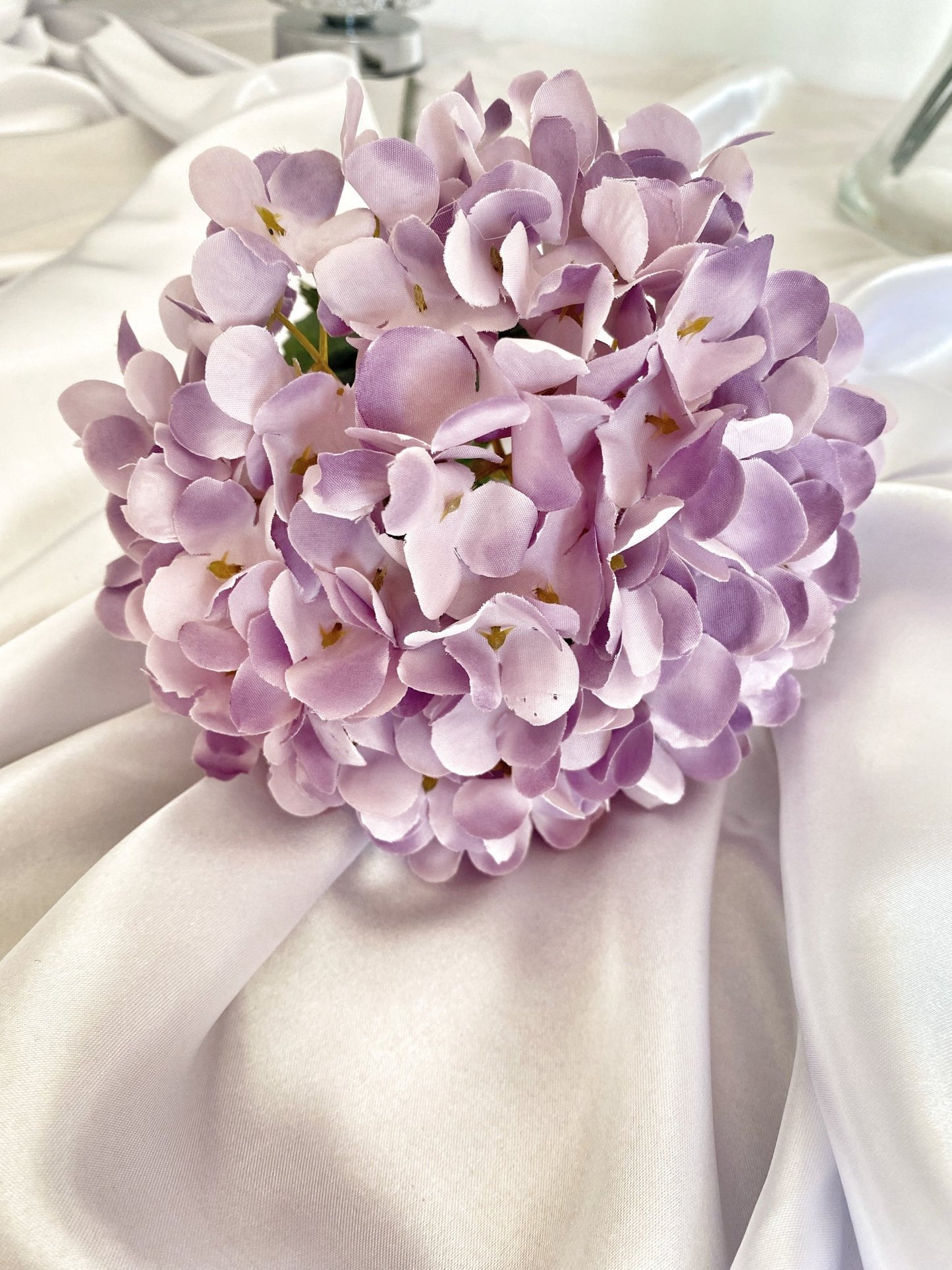 Artificial Purple Hydrangea Flower Lilac, Purple Flowers, Lilac Flowers, Faux Hydrangeas Wedding Flowers, Fake Silk Flowers, Lilac Hydrangea - Floralific