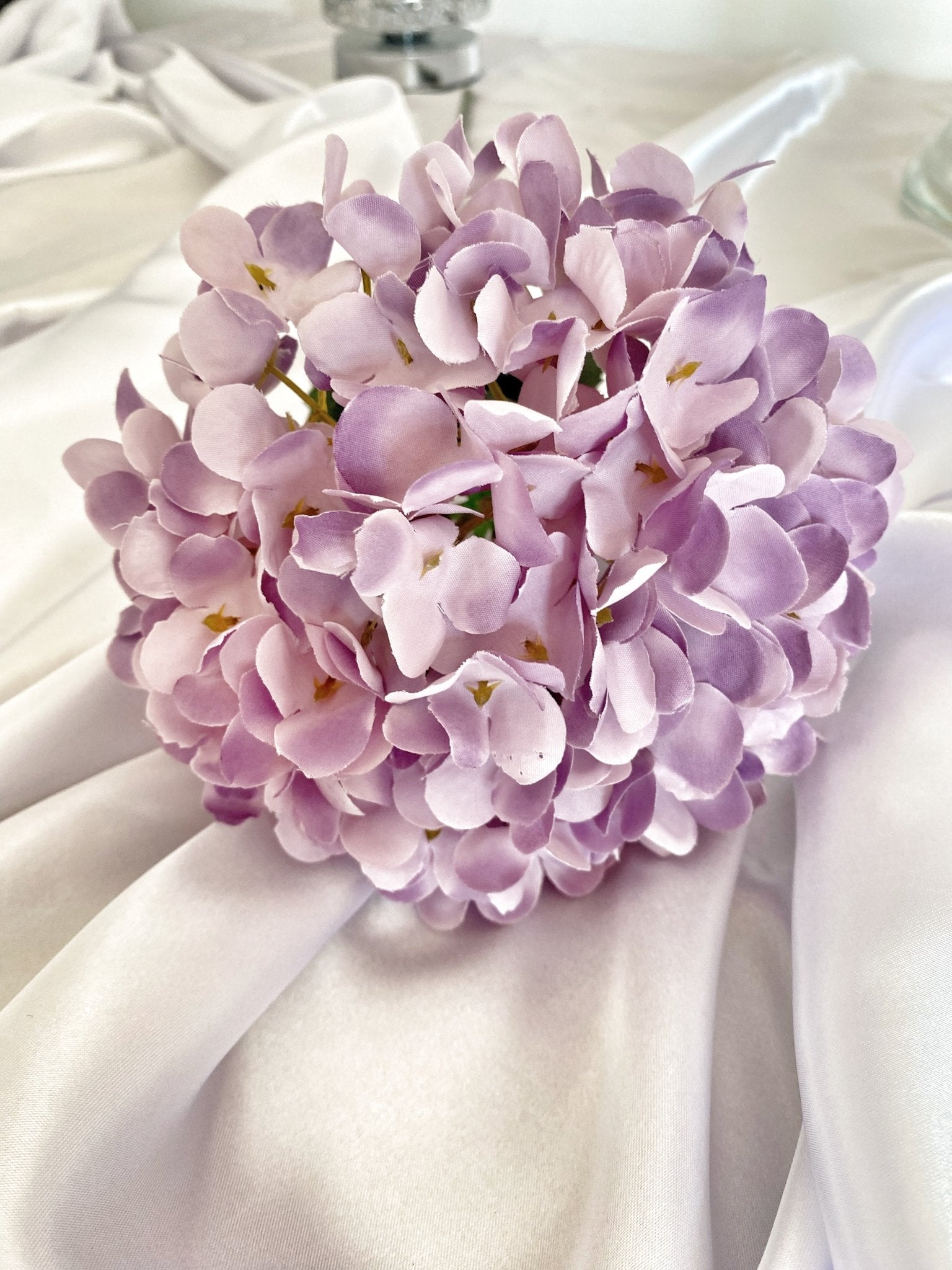 Artificial Purple Hydrangea Flower Lilac, Purple Flowers, Lilac Flowers, Faux Hydrangeas Wedding Flowers, Fake Silk Flowers, Lilac Hydrangea - Floralific