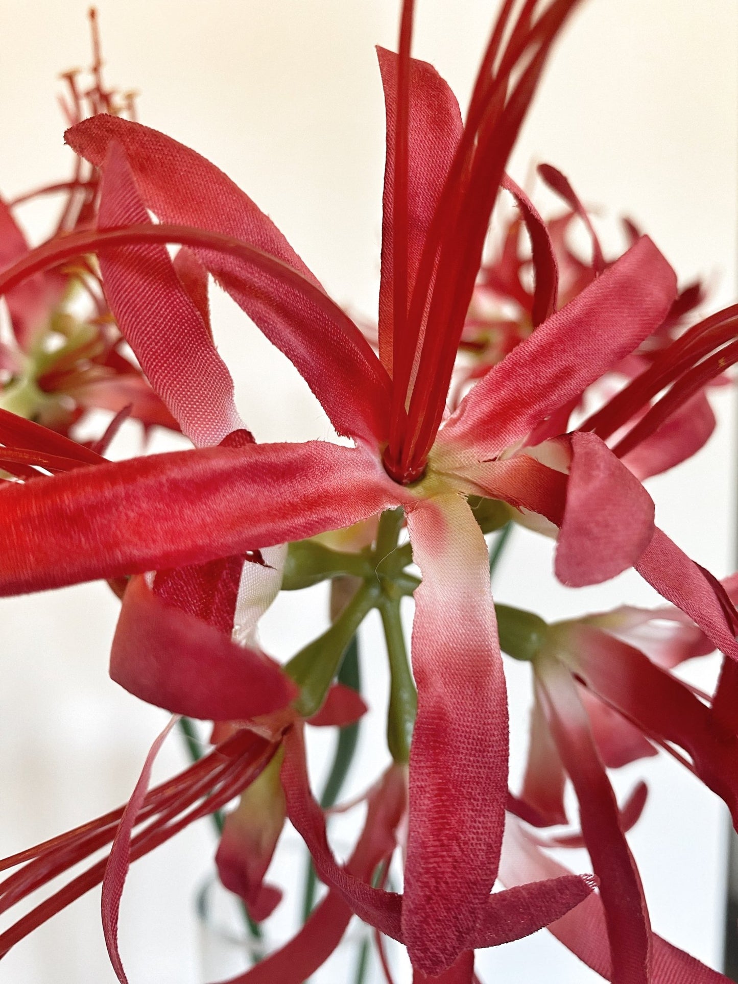 Artificial Red Spider Lilies, Faux Red Flowers, Fake Spider Lilies, Artificial Flowers, Silk Wedding Flowers, Red Flowers Gift for Her. - Floralific