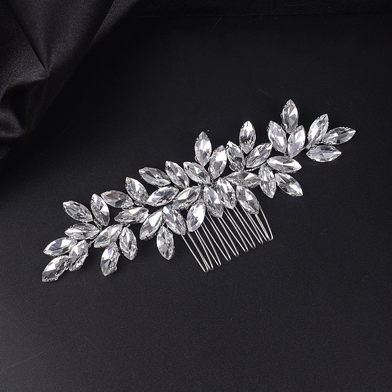 Bridal Wedding Hair Accessories Crystal Hair Comb / Vine Bridesmaid Hair Accessory Hair Jewellery Crystal Gorgeous Hair Piece - Floralific