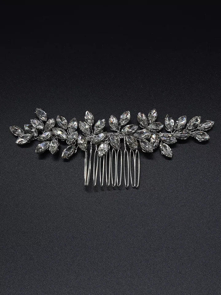 Bridal Wedding Hair Accessories Crystal Hair Comb / Vine Bridesmaid Hair Accessory Hair Jewellery Crystal Gorgeous Hair Piece - Floralific