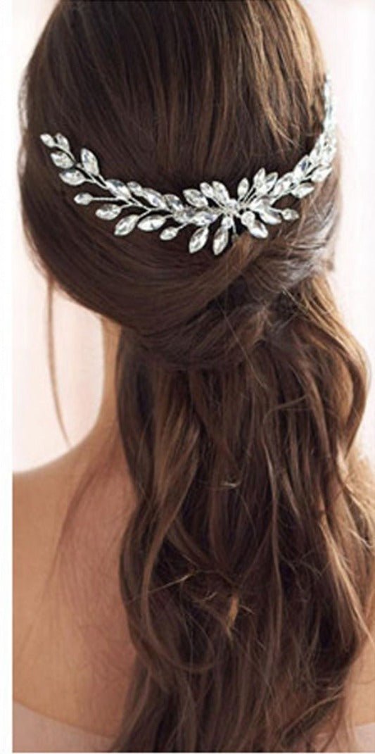 Crystal Bridal Wedding Hair Jewellery Bridal Wedding Hair Accessories Hair Vine/ Comb with Crystal Diamante Bridesmaid Wedding Hair - Floralific