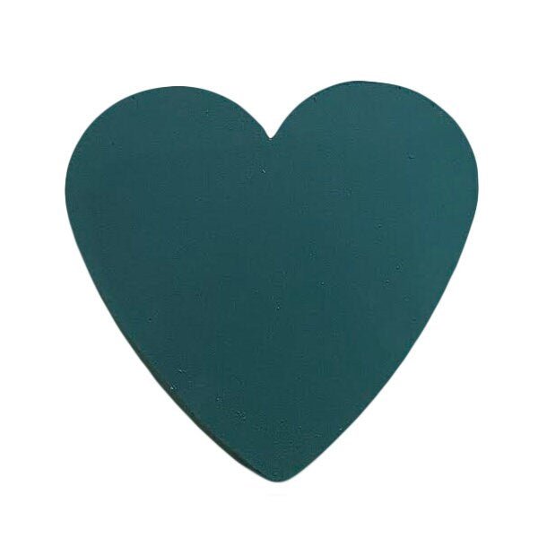 Floral Foam Heart Flower Oasis Flower Foam 7" 10" 12" 15" Open & Closed Heart Flower Arranging Funeral Grave Florists Flower Foam Wreath - Floralific